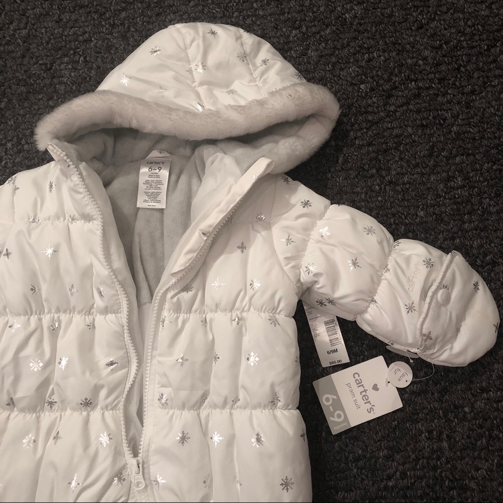 NWT Carter’s Girls Snowsuit Winter Coat